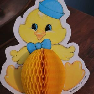2 Vintage Paper Art Co. Yellow Ducks Baby Shower